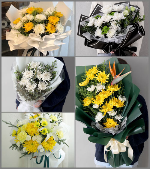 辽宁葫芦岛连山区锦郊街道白事花束代送